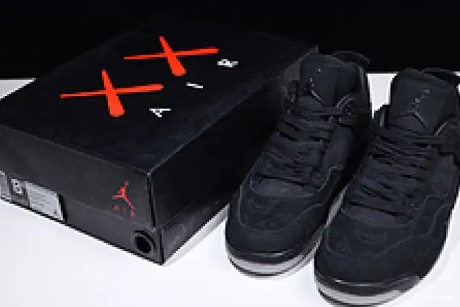 Cheap TBK black 001 Jordan 4 kaws Air Nike retro 930155 0326